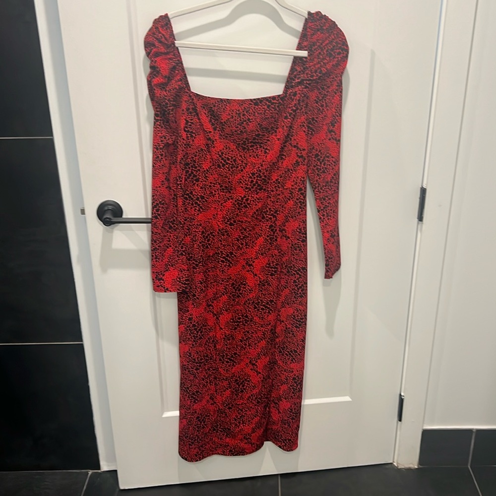 Leith print dress
